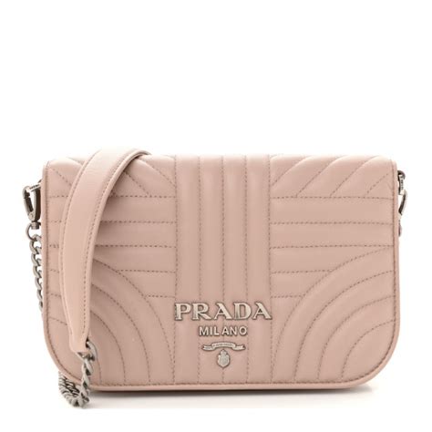 Prada Small Nappa Impunture Diagramme Crossbody Bag 